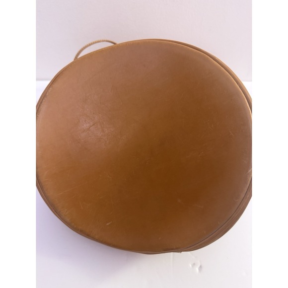 Vintage Polo Ralph Lauren Leather Canvas Bucket Shoulder Bag Travel Backpack - Picture 7 of 12